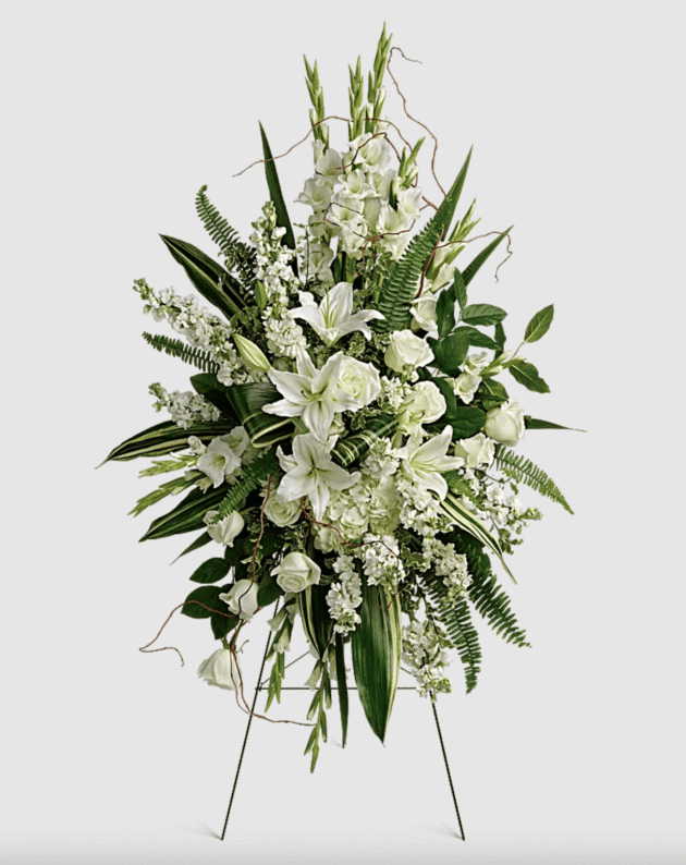 Corona de Rosas Blancas