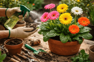 gerbera cuidados